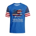 thumbnail image 2 of 250 Anniversary USA Shirt 1776-2026 250th Birthday Patriotic American Flag T-Shirt Blue M, 2 of 5