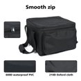 thumbnail image 2 of Stage Lighting Storage Bag for 4 Par Lights Bag with Dividers, Handle,Black, 2 of 7