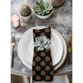 thumbnail image 2 of Black Brown Pumpkins Fall Cloth Napkins Set of 8 Reusable Dinner Napkins, Thanksgiving Botanical Modern Art Cocktail Napkin Washable Table Napkins for Wedding/Holiday Party/Baby Shower 20"x20", 2 of 7