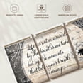 thumbnail image 6 of Elephant Stock Measure Of Life Quote Wall Art - Horizontal Multi Panel Canvas - Living Room Wall Decor - Inspirational And Typography Multi Panel - Beige And Gray Decor - 80" x 39", 6 of 8