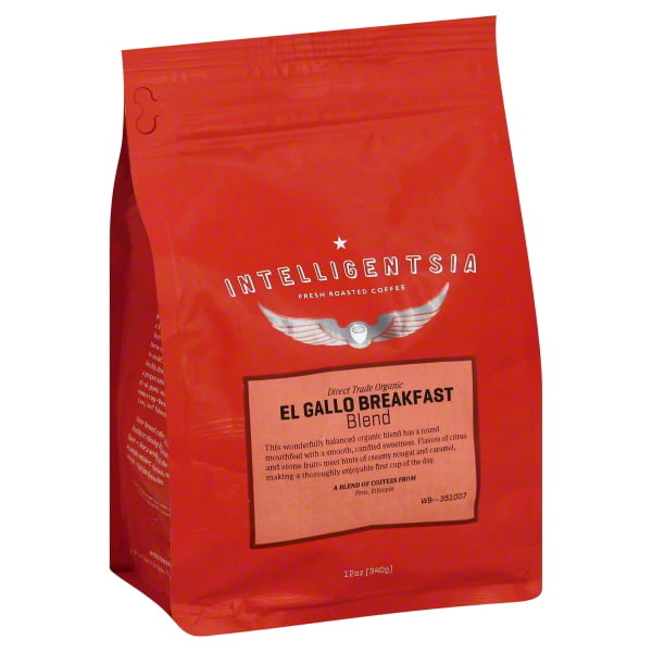 Photo 1 of Intelligentsia Organic El Gallo Breakfast Blend Coffee 12 oz. Bag (EXP 12/26/2021)