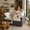 White Grey, variant on Litex 50 x 43 Oversized Chenille Armchair with Pillows – Extra Wide & Deep Comfy Lounge Chair, Modern Accent Chair for Living Room, Bedroom, Apartment, Dorm or Reading Nook (Grey)