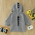 thumbnail image 5 of Vedolay Baby Winter Coat Baby Long Sleeve Single Button Up Warm Coat Grey,120, 5 of 5