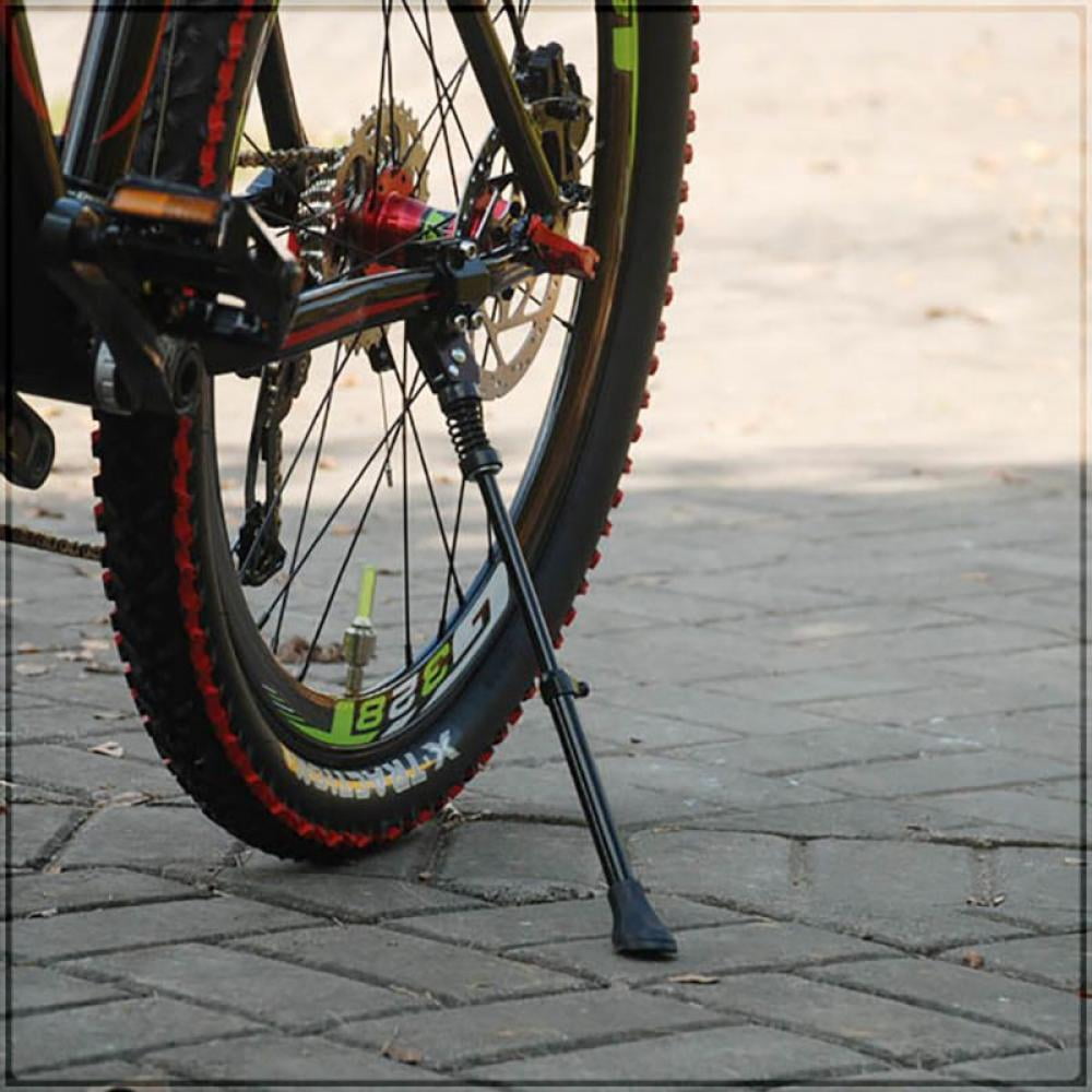 New Alloy Adjustable Rear Side Non-Slip Bicycle Bike Kickstand for 24-29 MTB/Road Bike/BMX White