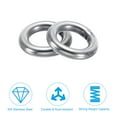 thumbnail image 4 of Unique Bargains 24mm Metal O Rings, 4 Pack 304 Stainless Steel Round Rings for Hardware Bags, 4 of 7