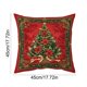 thumbnail image 3 of Funda de almohada navideña, decoración navideña, decoración de sofá, almohada de lino, sofá para el hogar, decoración navideña, funda de almohada de nailon., 3 of 6