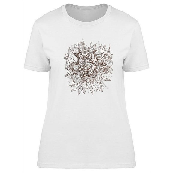 A Bouquet Of Flowers  T-Shirt Women -Image by Shutterstock, Female Small