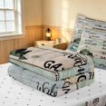 thumbnail image 5 of Erosebridal Happy Camping Camper Zipper Twin Comforter Sets with Fitted Sheet and 2 Pillowcases, Lake House Fishing Zipper Bedding Set, Reversible, 5 of 7