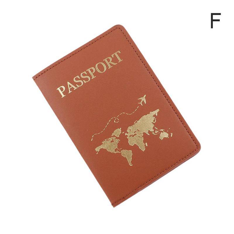 New Map Couple Passport Cover Letter Women Men Travel Cover Holder