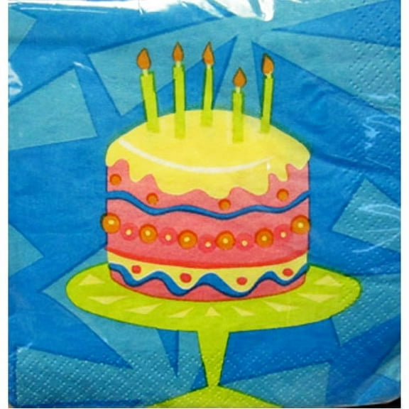 Happy Birthday 'Birthday Wow' Small Napkins (16ct)