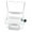 Transparent, variant on Lipstore Suggestion Box Lockable Multipurpose Donation Case for Tabletop Shop Charity Transparent
