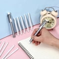thumbnail image 3 of 12 Pcs Retractable Mechanical Eraser Pen Pen-Style Erasers Precise Erasing Pens White Pencil Eraser Refill,2 pcs x Pen-Style Erasers 10 pcs x Refill, 3 of 8