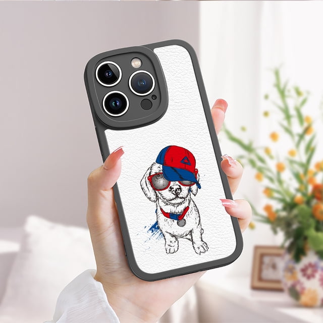 Mejore la apariencia de su iPhone con una práctica y llamativa cubierta de goma TPU con estampado de dibujos animados para teléfono