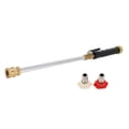 thumbnail image 1 of Boquilla de manguera de agua de alta resistencia Unique Bargains, rociador de mano ajustable de alta presión para jardinería, vehículo, lavadora exterior, negro, 1 pieza, 1 of 7