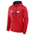 thumbnail image 2 of Men's Fanatics  Red Chicago Bulls Reserve Defender Pullover Hoodie, 2 of 3