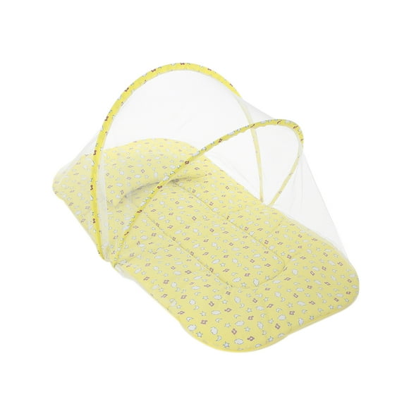 Amdohai Foldable Baby Infant Crib Cradle Protective Anti-Bug Tent Mosquito Net With Mattress Pillow for