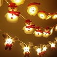 thumbnail image 3 of Guirnalda de luz LED de muñeco de nieve para decoración del hogar, adorno de árbol de Navidad, regalos de Navidad, 2024, 3 of 5