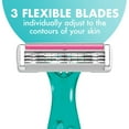 thumbnail image 4 of BIC Soleil Simply Sensitive Women's Disposable 3 Blade Razors, Soothing Moisture Strip, 5-Count Pack, 4 of 7