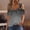 Dark Gray loose fit v neck t shirt women a1, variant on Loose Fit Short Sleeve T Shirt for Women Plus Size, Casual V Neck Cold Shoulder Blouse, Gradient Boho Ruched Top for Holiday Vacation Summer Daily Wear, Green 2XL