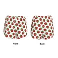 thumbnail image 6 of Goofa Hand Drawn Strawberry Printed Women 2 in 1 Running Shorts,Quick Dry Athletic Workout Shorts,High Waisted Athletic Shorts with Liner Pockets-Small, 6 of 9