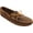 White, variant on Men's Double Bottom Soft Leather Sole Moccasin, Brown, Size 12