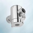 thumbnail image 3 of Durable Shower Water Divider Base Silver Arc Buckle Three Way Water Segregation 1PC, 3 of 5