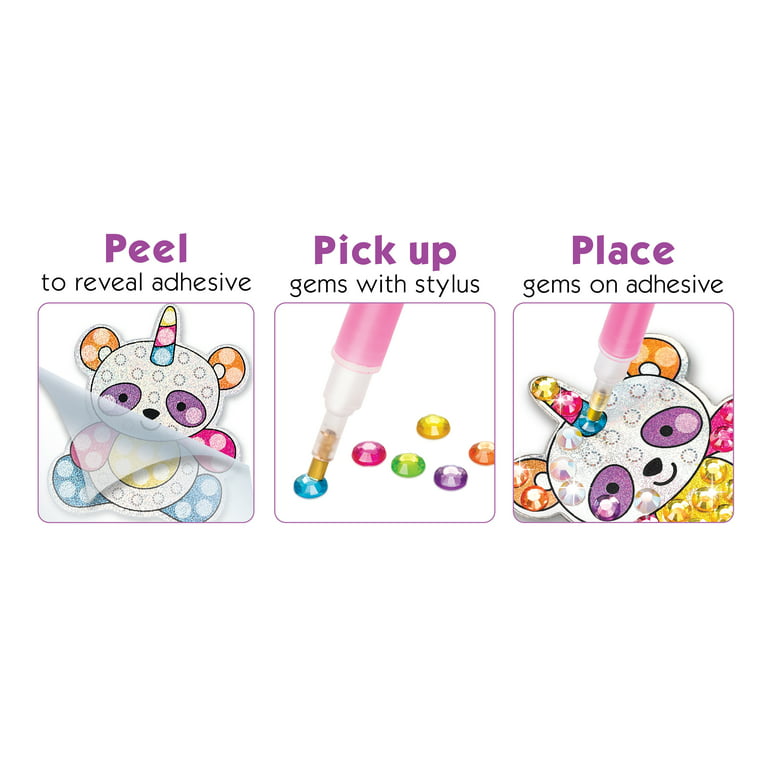 Diamond Painting Kits for Kids, Diamond Art for Kids, 4 Piece Set Big and  Small Diamond Full Drill Gem Art Painting Kit for Girls and Boys Ages 4-6-8-9-12  (4 Piece Set)