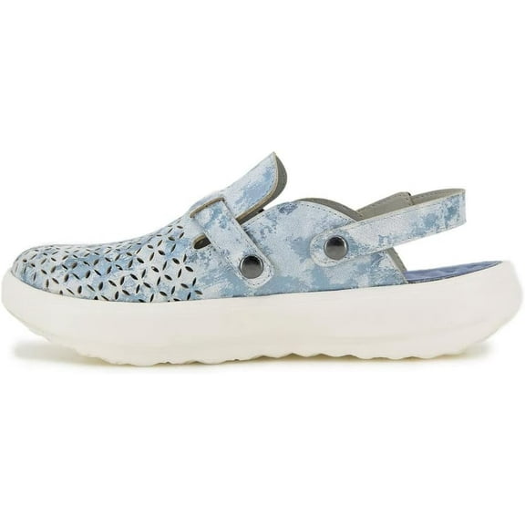 Jambu Women's Mules Platform Casual Buckle Detail