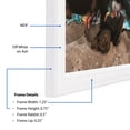 thumbnail image 3 of ArtToFrames 6" x 21" White Picture Frame, 6x21 inch White MDF Poster Frame (WOM-4098), 4 Pack, 3 of 8