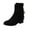 Black, variant on Fringe Mid Calf Boots for Women, Suede Side Zipper Chunky Low Heel Winter Booties, Tassel Decor Casual Daily Street Shoes Brown