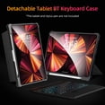 thumbnail image 4 of Mistaha Detachable Tablet Bluetooth Keyboard Case with Touchpad Pen Slot Compatible with iPad 10.2'' 2019/2020/2021/iPad, 4 of 8