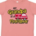 thumbnail image 4 of Inktastic My Grandpa is a Firefighter with Fire Truck Boys or Girls Toddler T-Shirt, 4 of 5