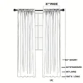 thumbnail image 4 of Gorgeous Home Linen 2PC Pink Solid Matte Color Window Lined Panel Curtain Rod Pocket 37" Width X 84" Length (each) Panel, 4 of 6