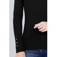 thumbnail image 3 of V-neck Sweater W/rivet Button, 3 of 5
