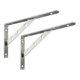 thumbnail image 2 of 2pcs Heavy Duty Stainless Steel Shelf Bracket Frame, Triangle Wall Mount Support for Floating Shelves, Rustproof Bench Table Support, 2 of 5