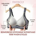 thumbnail image 6 of ManxiVoo 3 Piece Wireless Bras Set No Underwire Full Coverage Comfortable Support Smoothing Back Bralette for Daily Wear XXXXL Size Black, 6 of 7