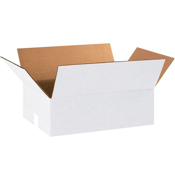 Box Partners Corrugated Boxes 18" x 12" x 6" White 25/Bundle 18126W