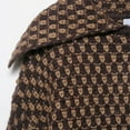 thumbnail image 4 of Uootdi Vintage Sweaters for Women Lapel Plaid Cardigans Button Down Chunky Knit Cardigan Sweater Jacket Coat with Pockets, 4 of 8