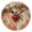Black, variant on Round Clock Gold Clock 9.84*9.84 Inch Round Art Clock Decorative Clock Creative Clock Dual-Purpose Clock Wall Clock Clock Fashion Decoration Valentine's Day Lovely Love