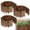 Brown*3pcs-6.6ft, variant on Rustic Pine Wood Garden Fence - 13.1ft L*12in H Easy Totall Sturdy Wooden Landscape Edging Border No Fading Planter Fencing For Yard Flower Bed Lawns Pathway Tree