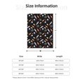 thumbnail image 5 of Rateoe Space Rocket Pattern Flannel Throw Blanket, Ultra-soft Blanket for Bed, Couch, Car, Hypoallergenic Anti-pilling blanket-40"x30"(Vertical), 5 of 6
