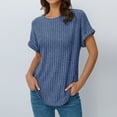 thumbnail image 2 of SUNBS Womens Summer Tops Short Sleeve Sweaters Tunic Tops Dressy Casual Business Shirts, 2 of 7