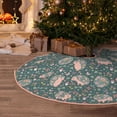 thumbnail image 6 of KLL Hedgehogs and Flowers Christmas Tree Skirt 30" ,Party Decorations Farmhouse for Christmas Decorations Holiday Party, 6 of 6
