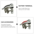 thumbnail image 4 of Miangastore Good Conductivity Car Battery Terminal Connector Silver 1 Pair 2.7X2.3In, 4 of 8