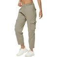 thumbnail image 2 of QASIEATN Women's Fashionable and Casual Workout Pants with High Waist Pants with Zipper Suitable for Jogging And, 2 of 9