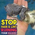 thumbnail image 3 of CAROOTU Washing Machine Lint Hair Catcher Removal Floating Mesh Pouch Laundry Filter Bag for Home, 3 of 6