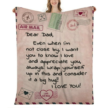 

Fathers Gifts Day Gifts from Daughter Dad Blanket Best Unique Dad Birthday Gifts for Dad Fathers Gifts Days Gifts from Son Husband for Birthday Fathers Day Christmass 52x59 (#012)