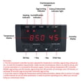 thumbnail image 4 of TFixol Intelligent Temperature and Humidity Controller High Accurate T/H Controlling Device Clear Definition Digital Tube Display ℃ and ℉ Adjustable, 4 of 7