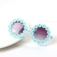 thumbnail image 3 of Round Flower Sunglasses For Baby Girls Boys Cute Flower Shaped 400 UV Protection Glasses For Outdoor Beach, 3 of 3