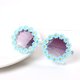 thumbnail image 3 of Gafas De Sol Redondas Con Flores, Adecuadas Para Niñas Pequeñas. Gafas Bonitas Con Forma De Flor, 400 Para Niñas Y Niños Que Juegan En La Playa., 3 of 3